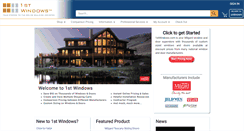 Desktop Screenshot of 1stwindows.com