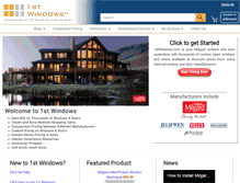 Tablet Screenshot of 1stwindows.com